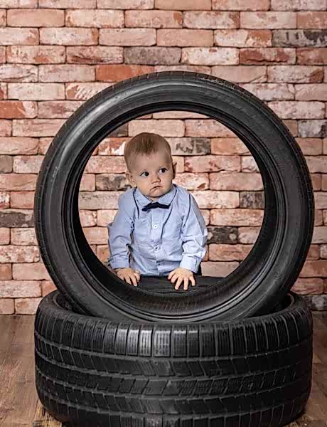 Фото ребенка в студии