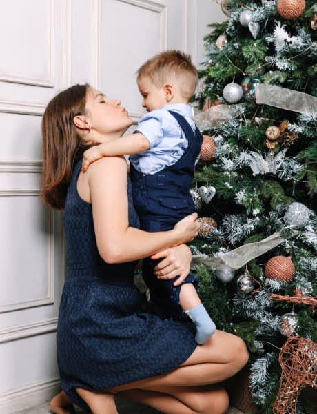 Новогодняя фотосессия с ребенком