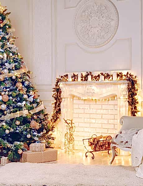 Новогодний интерьер в студии