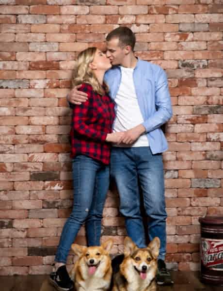 Фотосессия поцелуй