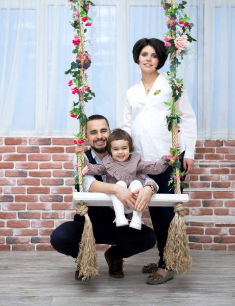 Семейная фотосессия с ребенком