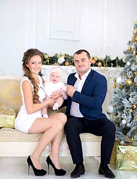семейная фото с малышом