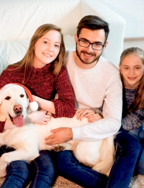 Семейная фотосессия с питомцем