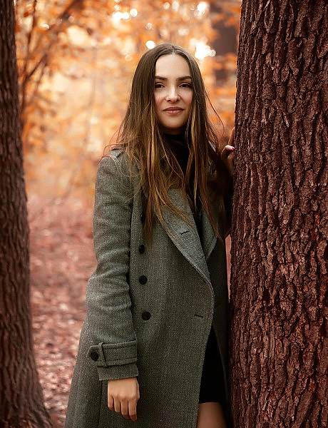 Фотосессия на природе осенью