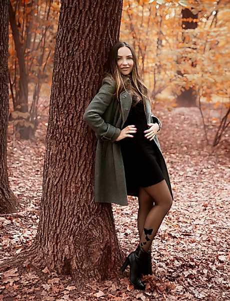 Фотосессия на природе девушки