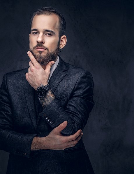 Бизнес фотосессия для мужчины в студии