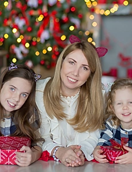 Семейная новогодняя фотосессия